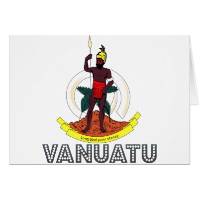 Ni Vanuatu Emblem Greeting Card by FlagStore