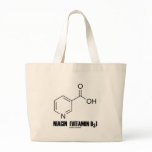 Niacin (Vitamin B3) Chemical Molecule bags