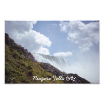 Niagara Falls 1963 From Below Photographic Print