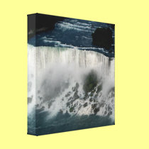 Niagara Falls Aerial View Wrapped Canvas #2 canvas prints