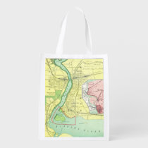 Niagara Falls and Vicinity Vintage Map 1885 Grocery Bag at Zazzle
