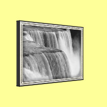Niagara Falls Black and White Box Camera Effect canvas prints