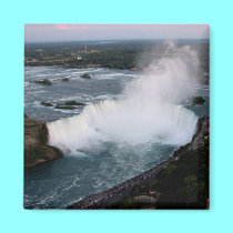 Niagara Falls: Canadian Horseshoe Falls (Aerial) magnets by Artists4God Niagara Falls: Canadian Horseshoe Falls (Aerial) magnets