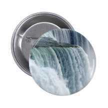 Niagara Falls - Close-up Pinback Button