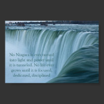 Niagara Falls Dedicated and Disciplined posters