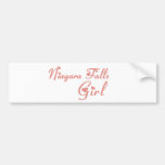 Niagara Falls Girl tee shirts Bumper Stickers