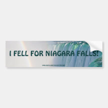Niagara Falls Horseshoe Falls & Rainbow Bumper Stickers