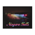 Niagara Falls Lights at Night postcards by beverlytazangel Niagara Falls Lights at Night postcards