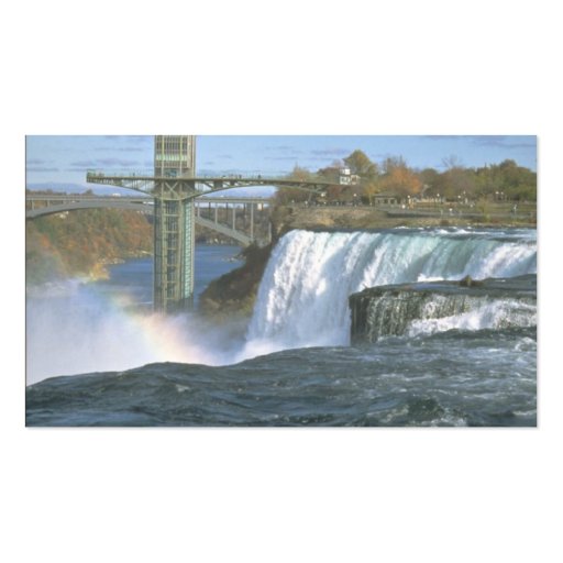 Niagara Falls, New York, USA Business Cards (back side)