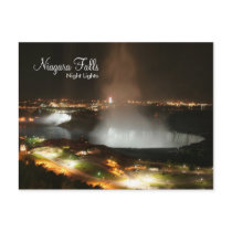 Niagara Falls, Night Lights - Post Cards postcards by sonraise Niagara Falls, Night Lights - Post Cards postcards