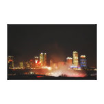 Niagara Falls Night Skyline Canvas Prints