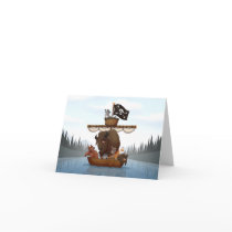 Niagara Falls Publicity Stunt Note Card