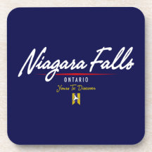 Niagara Falls Script Coaster