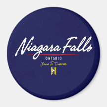 Niagara Falls Script Refrigerator Magnets