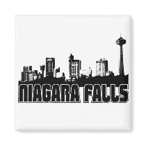 Niagara Falls Skyline Refrigerator Magnets