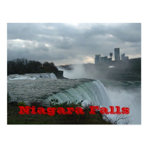Niagara Falls (text) Postcard | Zazzle