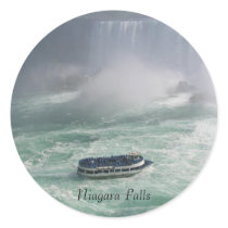 Niagara Falls Tour Round Stickers