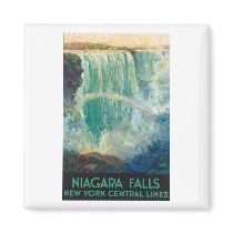 Niagara Falls Vintage Travel Poster Magnets