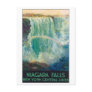 Niagara Falls Vintage Travel Poster Postcard