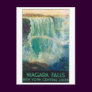Niagara Falls Vintage Travel Poster Postcard