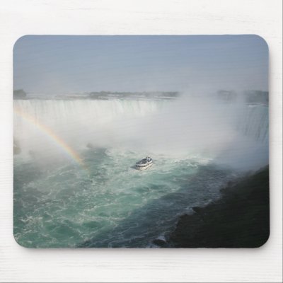 Niagara Falls Waterfall Mousepad by storynature