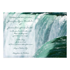 Niagara Falls Waterfall Wedding Invitations