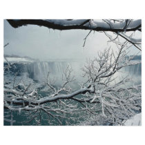 Niagara Falls winter, Ontario, Canada Flyer Design