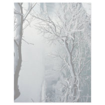 Niagara Falls winter, Ontario, Canada Customized Letterhead
