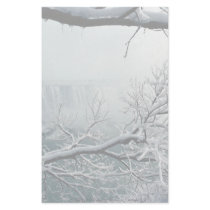 Niagara Falls winter, Ontario, Canada Stationery Design