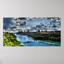 Niagara River / Rainbow Bridge Print