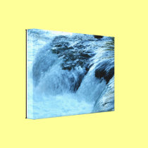 Niagara River Rapids #3 Wrapped Canvas Print canvas prints