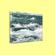 Niagara River Rapids #4 Wrapped Canvas Print canvas prints