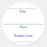 Nic-Juice Labels Round Stickers