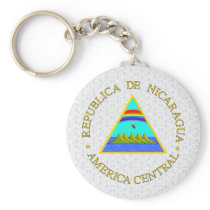 Nicaragua Coat of Arms detail Keychain