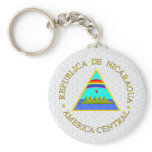 Nicaragua Coat of Arms detail Keychain