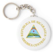 Nicaragua coat of arms keychains