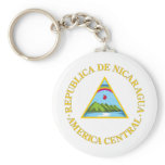 Nicaragua coat of arms keychains