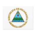 Nicaragua Coat of Arms Postcard by FlagTshirts Nicaragua Coat of Arms Postcard
