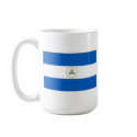 Nicaragua Flag and Map Mug by FlagAndMap Nicaragua Flag and Map Mug