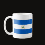 Nicaragua Flag Map Classic Mug