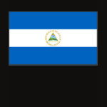 Nicaragua Flag Map Spaghetti Top