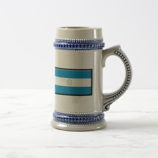 Nicaragua Flag Coffee Mugs