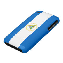 Nicaragua Flag iPhone 3 Case