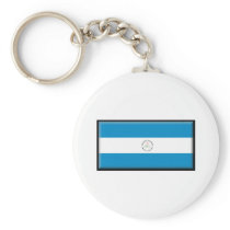 Nicaragua Flag Key Chain