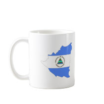 Nicaragua flag map mugs by FlagStore Nicaragua flag map mugs
