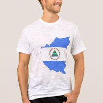 Nicaragua flag map t-shirts by FlagStore Nicaragua flag map t-shirts