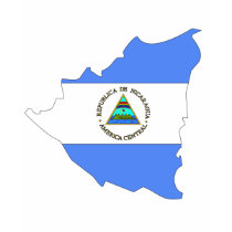 Nicaragua flag map t-shirts by FlagStore Nicaragua flag map t-shirts