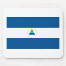Nicaragua Flag Mousepad by FlagTshirts Nicaragua Flag Mousepad
