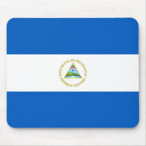 Nicaragua Flag Mousepad by FlagAndMap Nicaragua Flag Mousepad