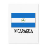 Nicaragua Flag Postcard